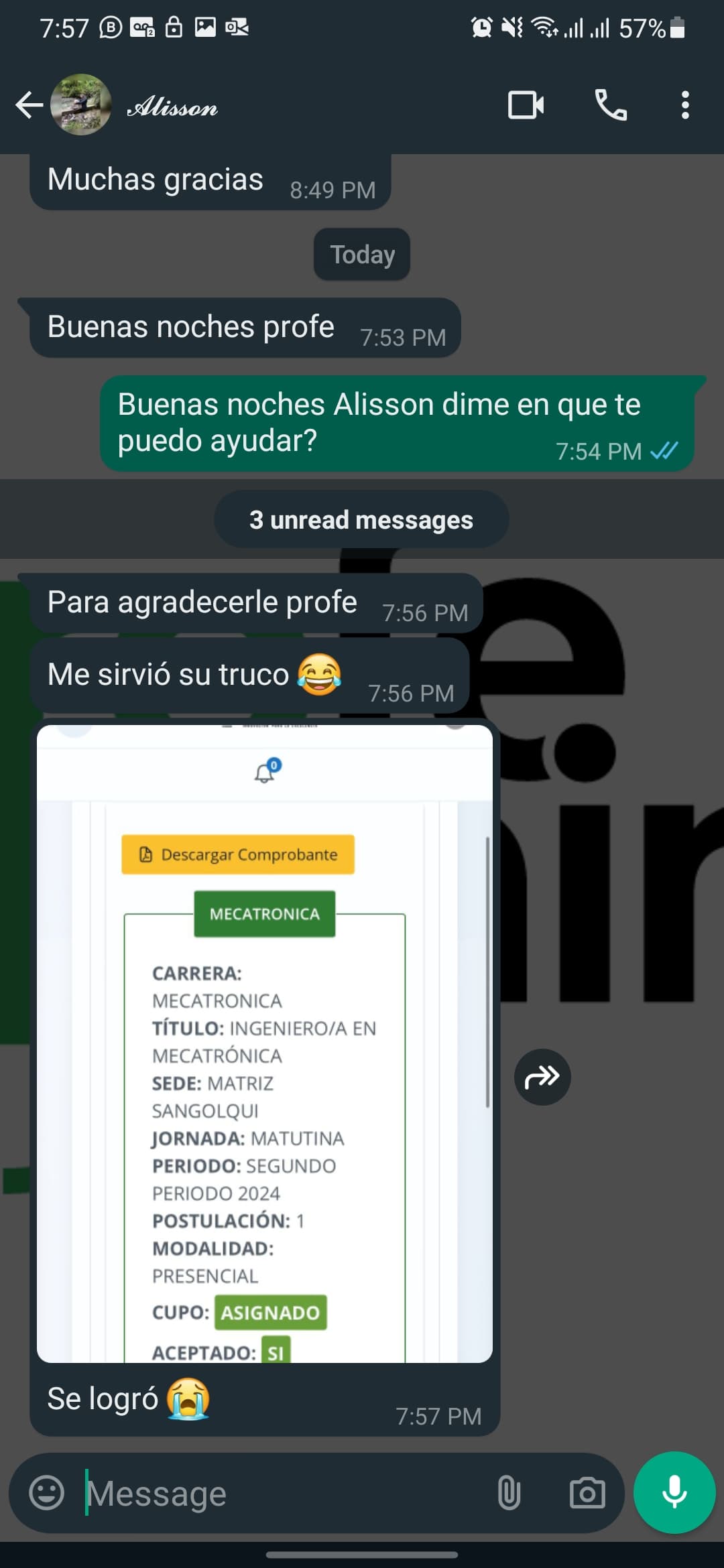Meta cumplida